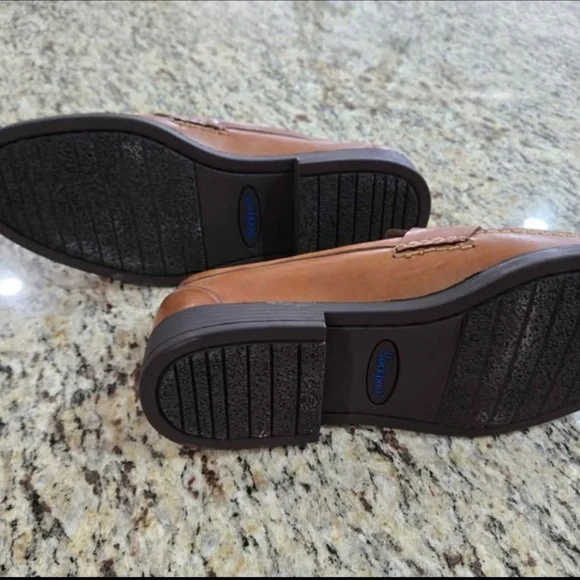 Rockport Men's Tan Leather Slip-On Loafers - Picture 2 of 4